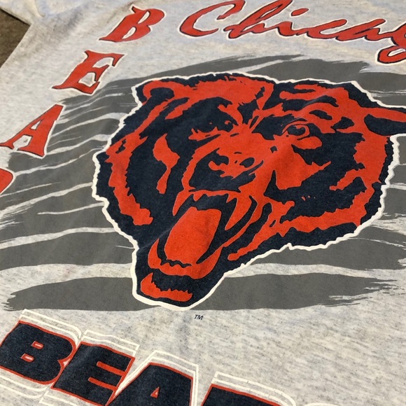 Vintage 90s single stitched Chicago Bears tee - Picture 3 of 3